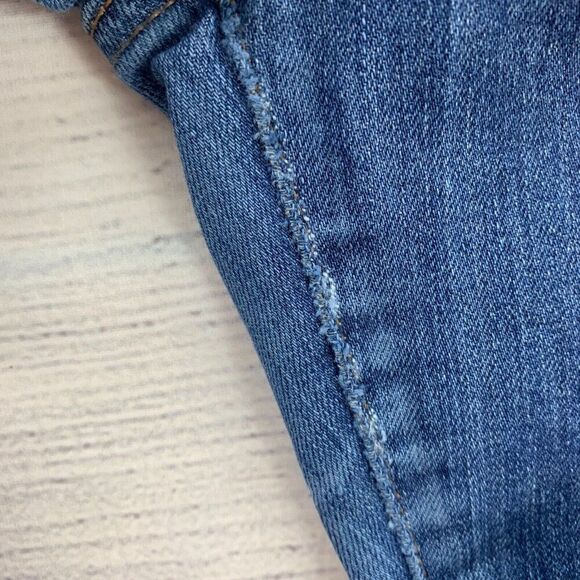 LOFT  Jeans 28 6 High Waist Skinny Medium Wash Inseam 27" Stretch Button Fly - Picture 6 of 9